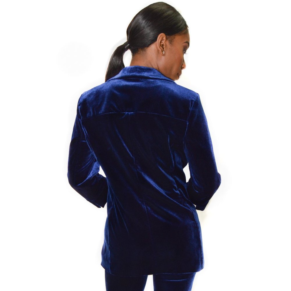 Blue Velvet Jacket - Picture 2 of 5